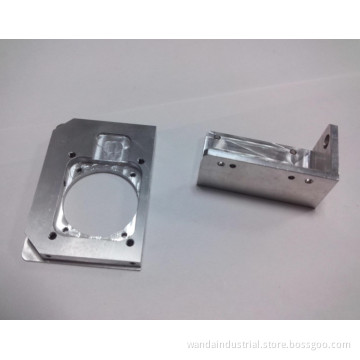 Precision CNC Machined Parts of Aluminum Back Plate for Gear Box